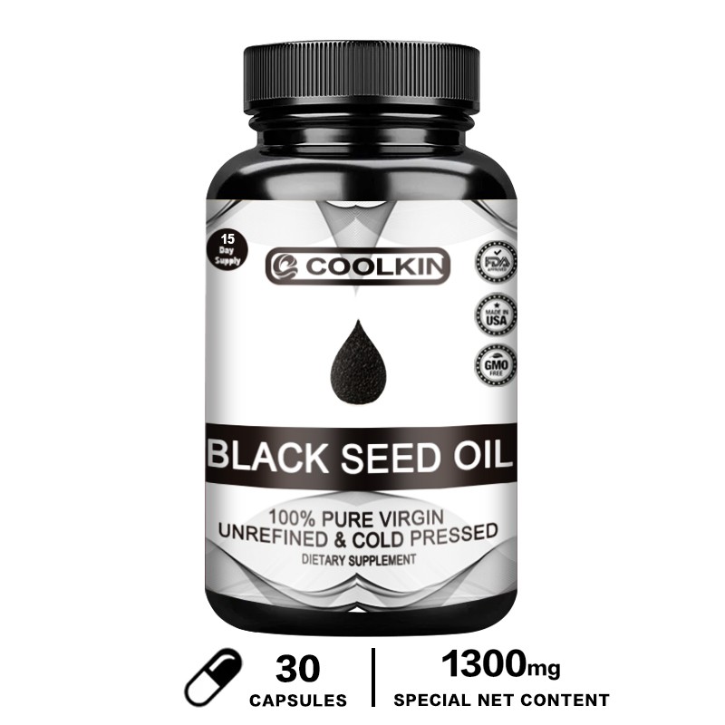 Black Seed Oil-High Absorption Cold -Pressed Nigella Sativa Black Cumin Seed Oil