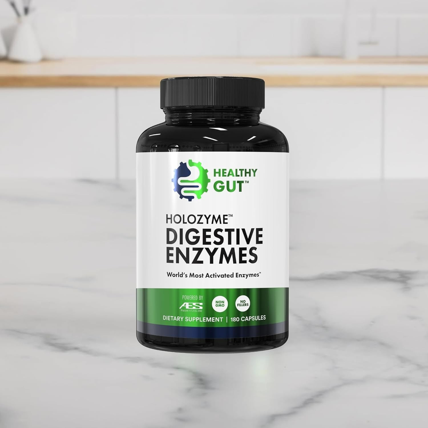 Holozyme Max Strength Digestive Enzymes | Prevents Bloating, Gas, & Indigestion