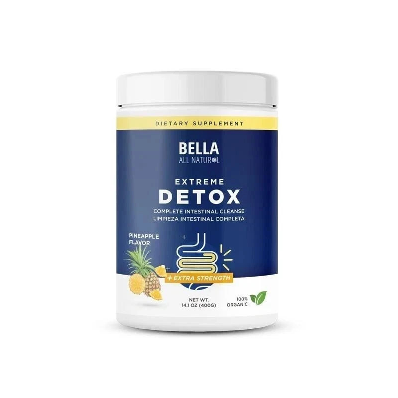 Bella All organic Extreme Detox Powder – Complete Intestinal Cleanse (Pineapple)