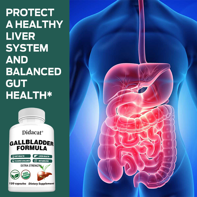 Gallbladder Formula Made w/Purified Bile Salts & Ox Bile Digestive Enzymes