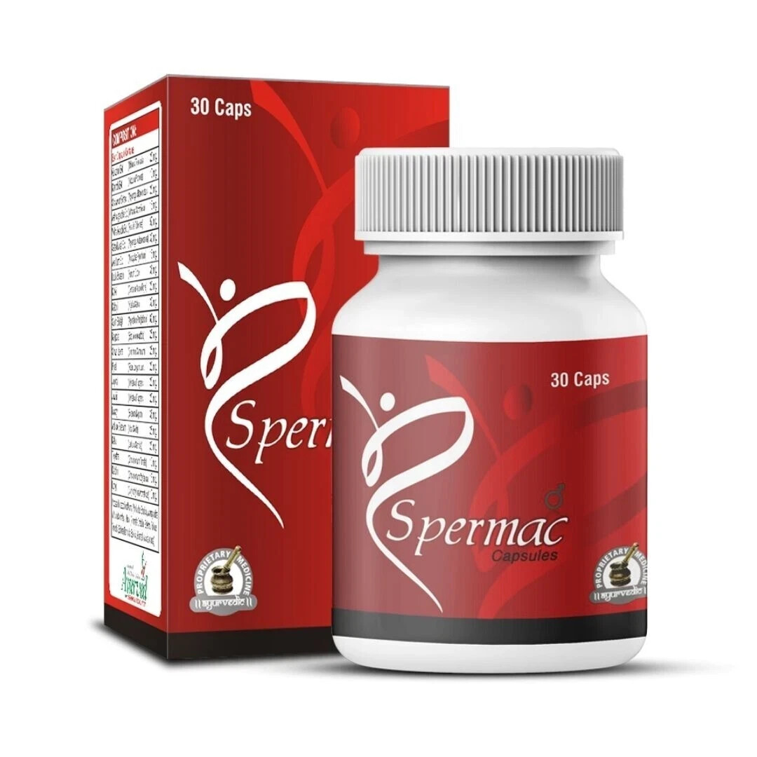 Spermac Pills – Capsules for Natural Sperm Count Enhancement | Herbal Supplement