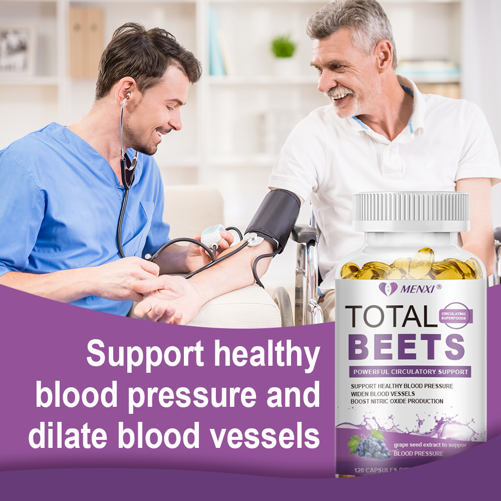Beet Root Capsules – Blood Pressure Regulation, Blood Circulation, Heart Health