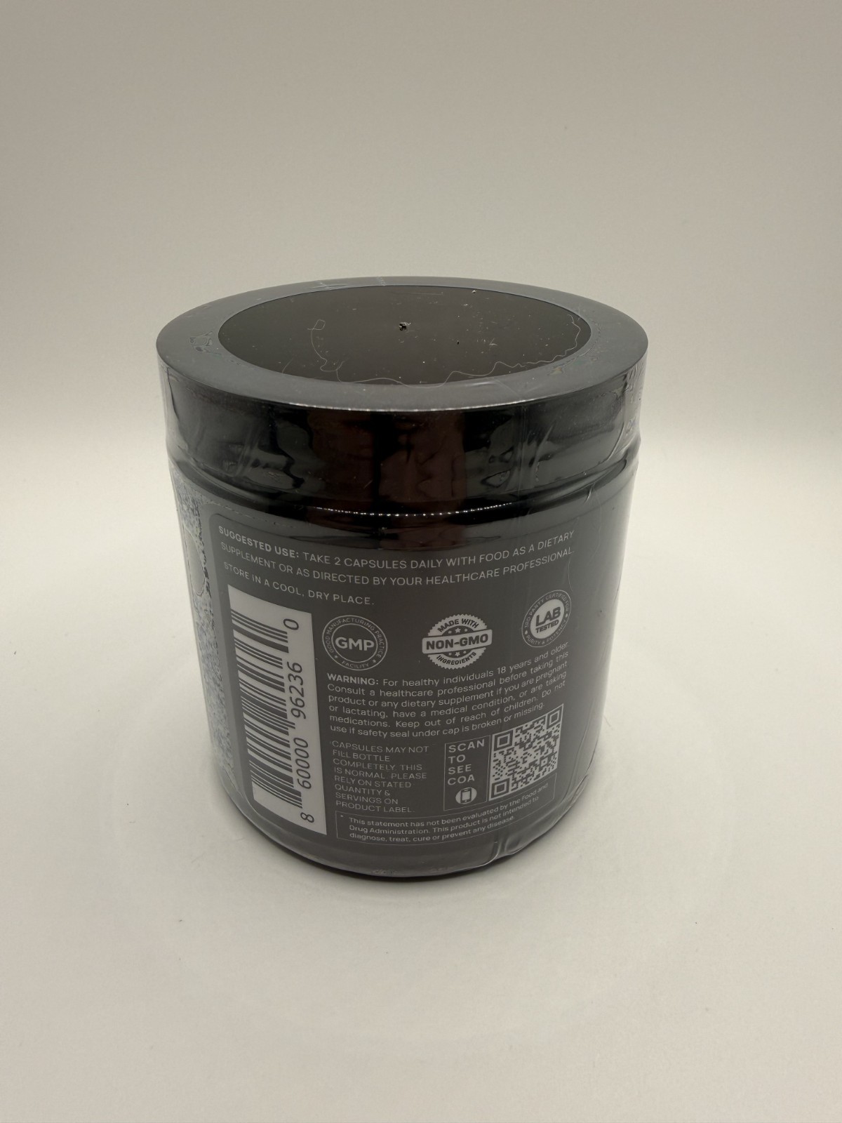 ELMNT Black Maca Ashwagandha Black Pepper Non-GMO Lab Tested 60 Capsules – New