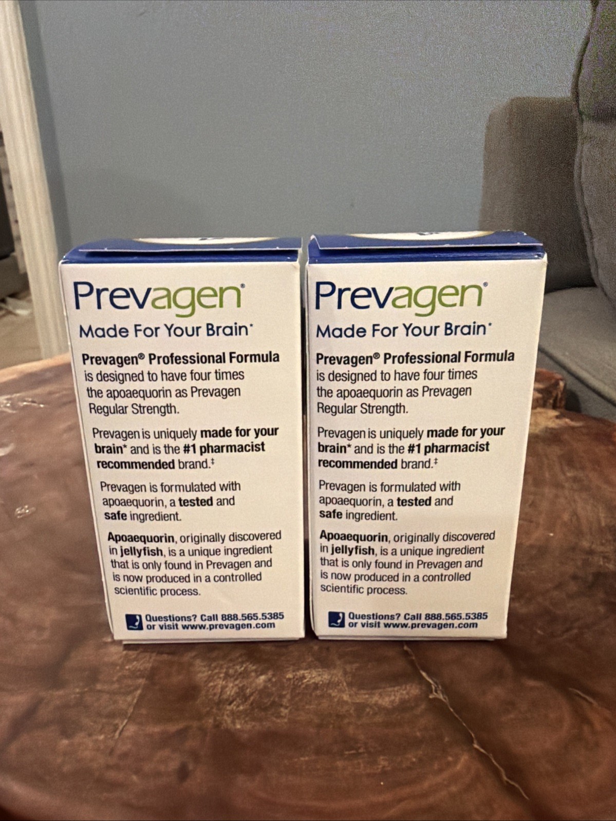 2 PREVAGEN PROFESSIONAL FORMULA 40mg BRAIN HEALTH SUPPLEMENT 30 X2 60 CAPSULES!!
