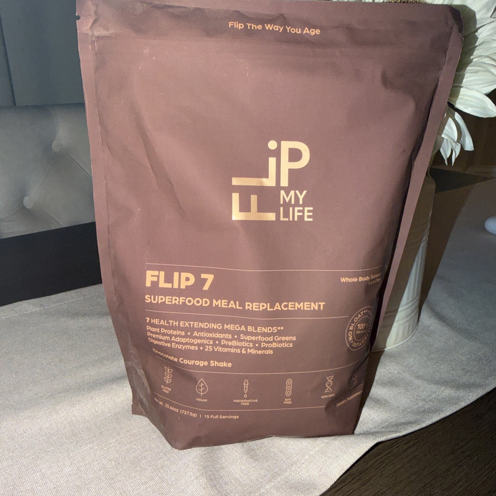 Flip 7 SuperFood – Chocolate | Plant Protein, Meal Replacement & Gut Support