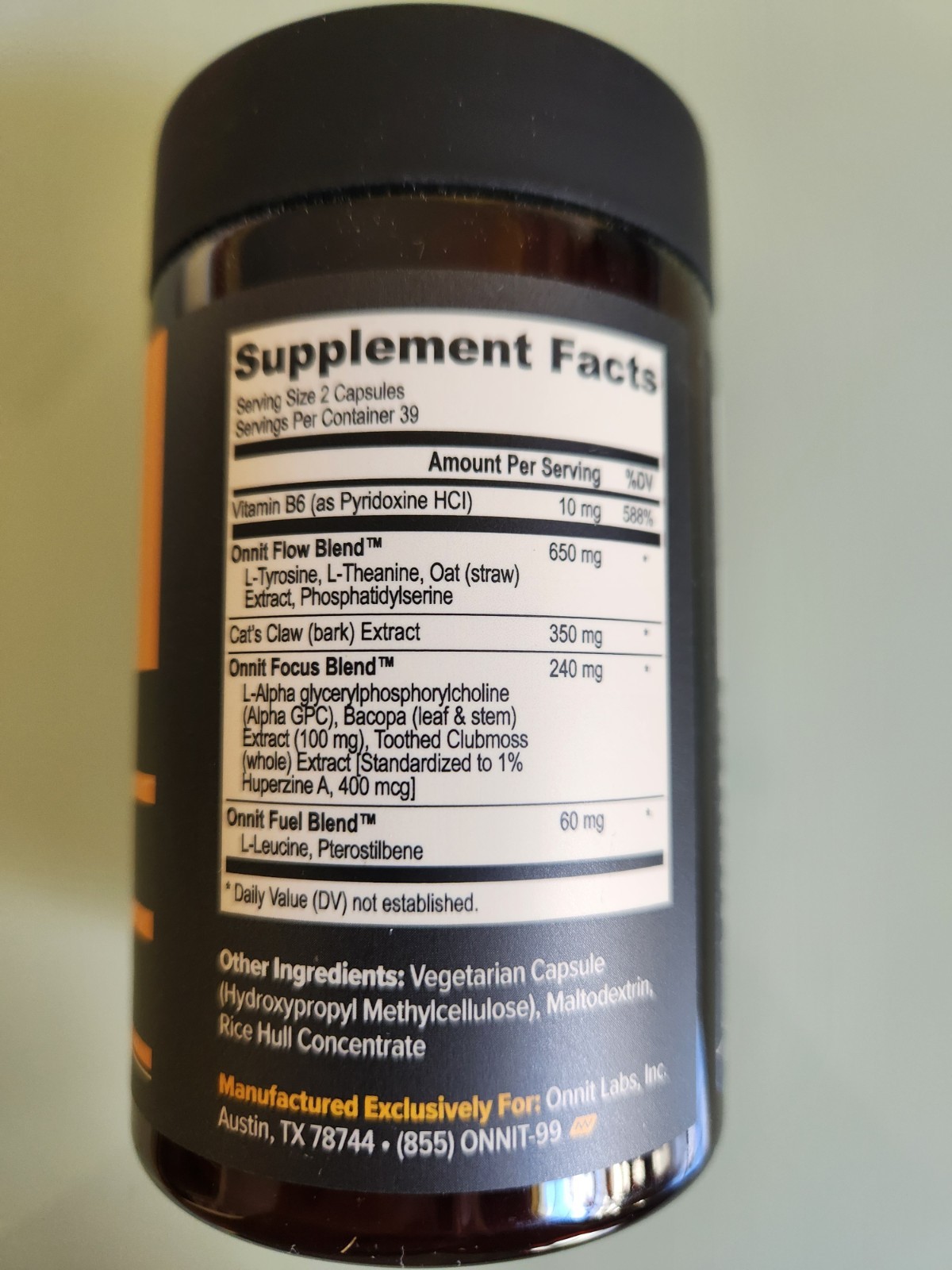 ONNIT Alpha Brain Daily Memory Focus Cognitive Supplement 78 Pills exp 08/27 NEW