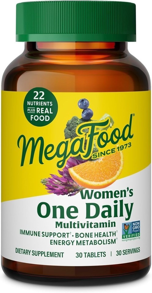 MegaFood Womens Multivitamin One Daily – Multivitamin for Women 30 ct exp 12/28