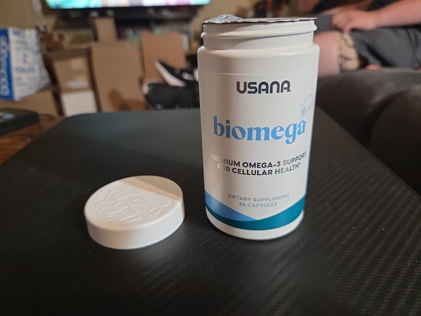 NEW & SEALED – USANA Biomega Premium Omega-3 Support (56) caps. EXP. 08/2027