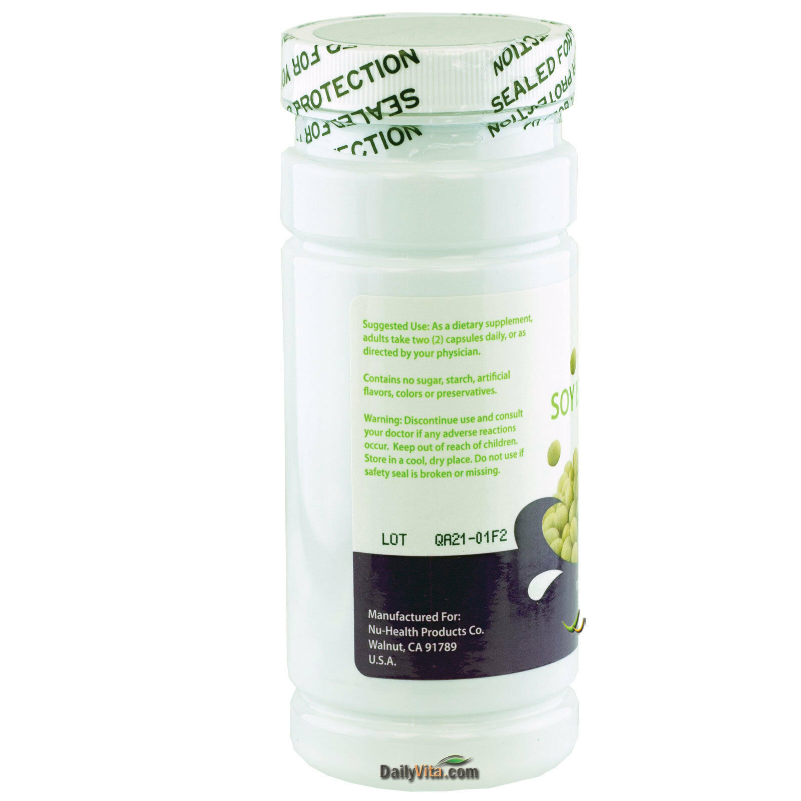 5x NON-GMO Soy Isoflavones Extract 400 mg 100 Caps