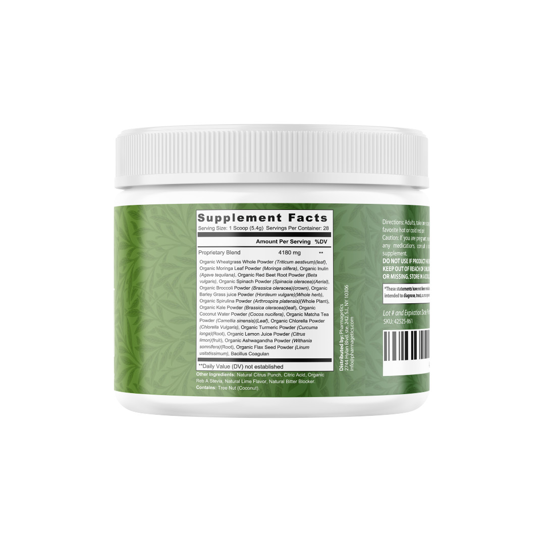 Tonic Greens Supplement Powder – Dietary Supplement 28 Servings 12 Bottles