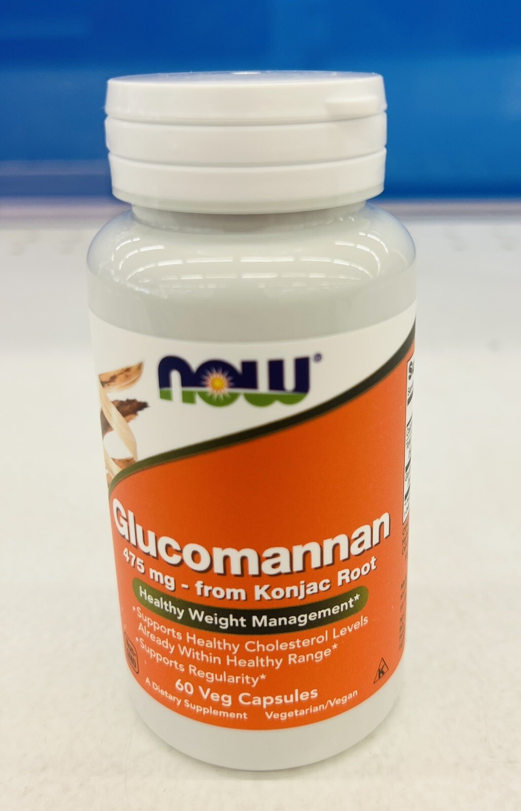 2X: Now Glucomannan Support & Weight Management 60 Veg Capsules – Exp 8/2026
