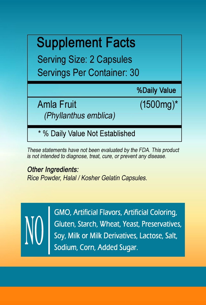 AMLA Capsules 1500mg Serving – No.1′