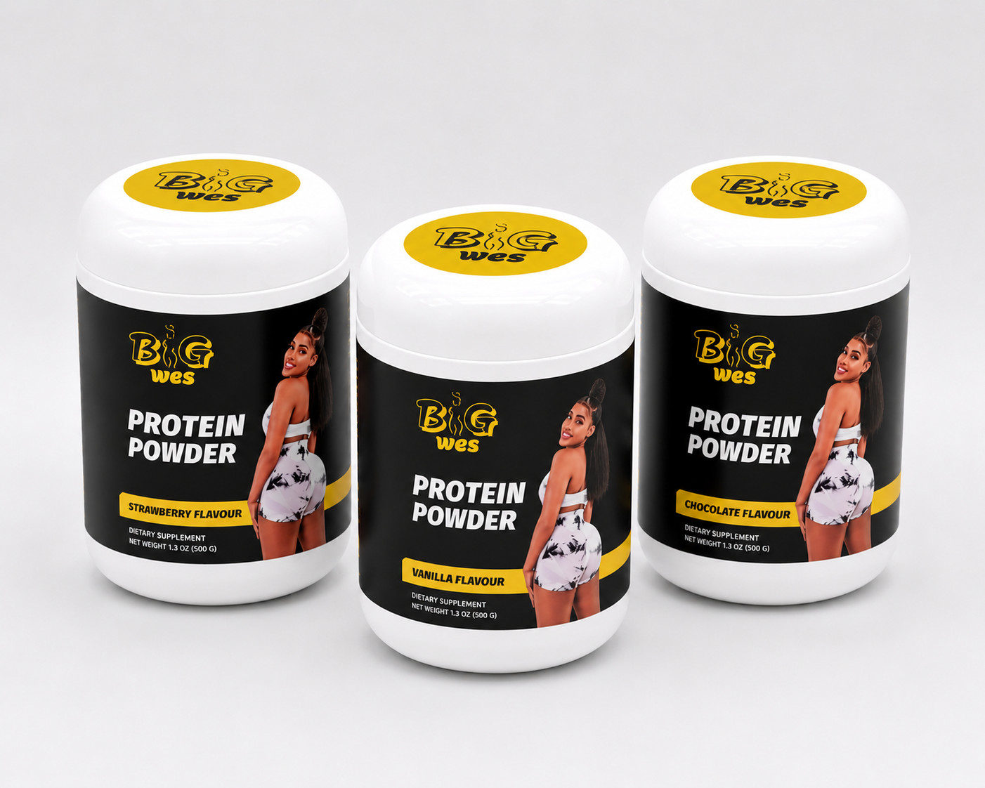Big Wes High Protein Powder 500g Dietary Supplement Multiple Flavors
