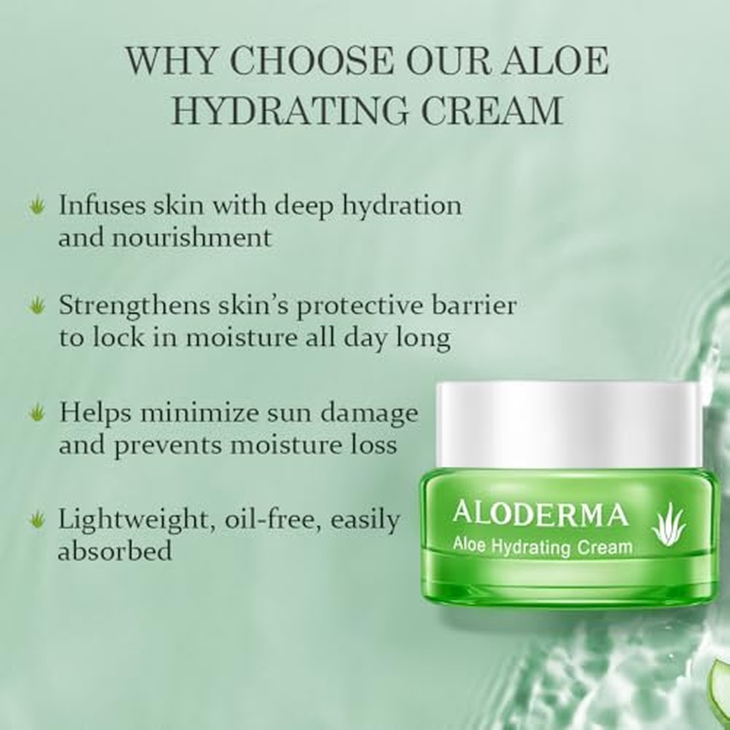 Aloderma Signature Aloe Vitality Hydrating Set – 6 Pieces – Gel, 2pcs x Clean…