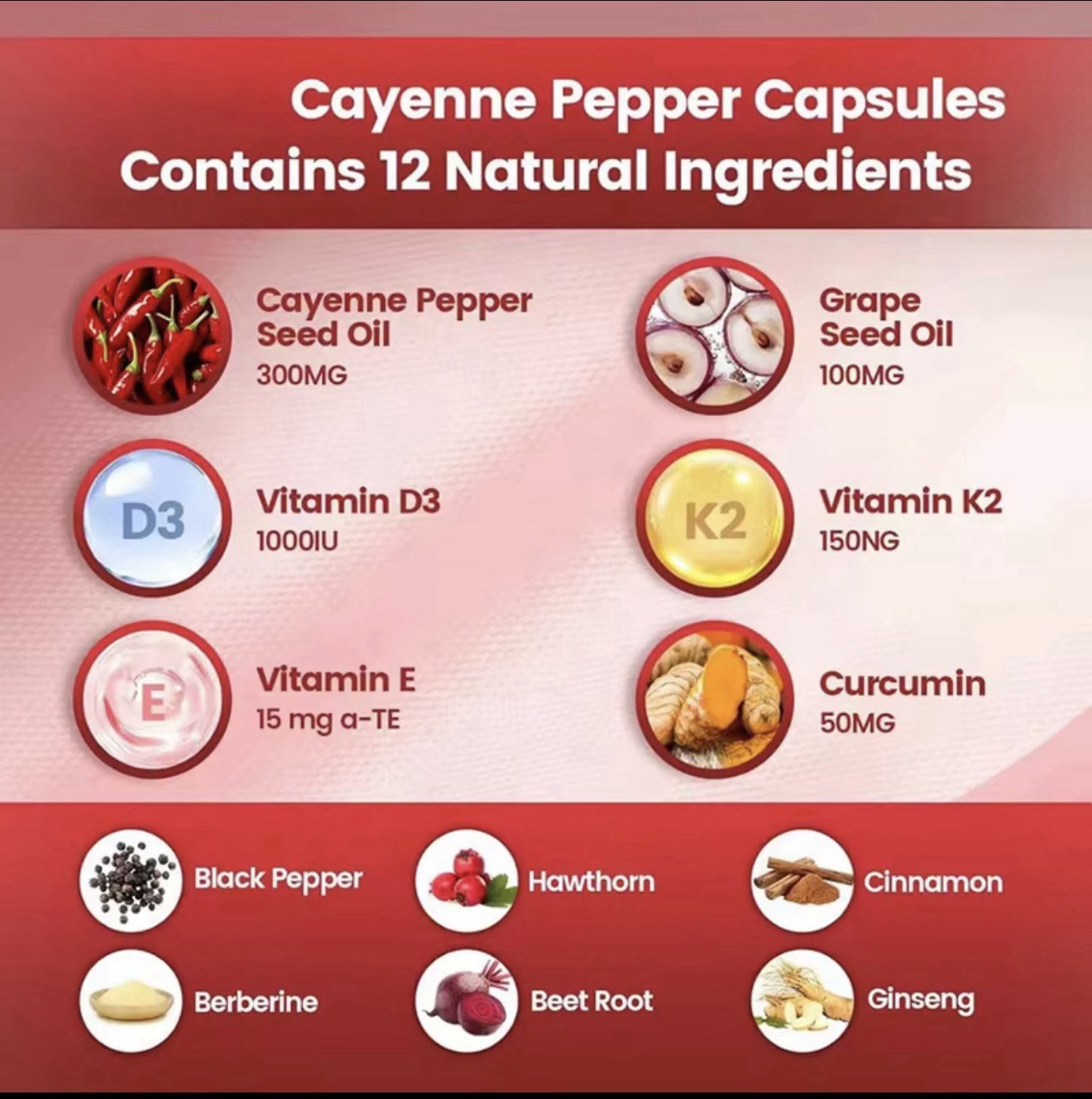 CAYENNE pepper soft gels
