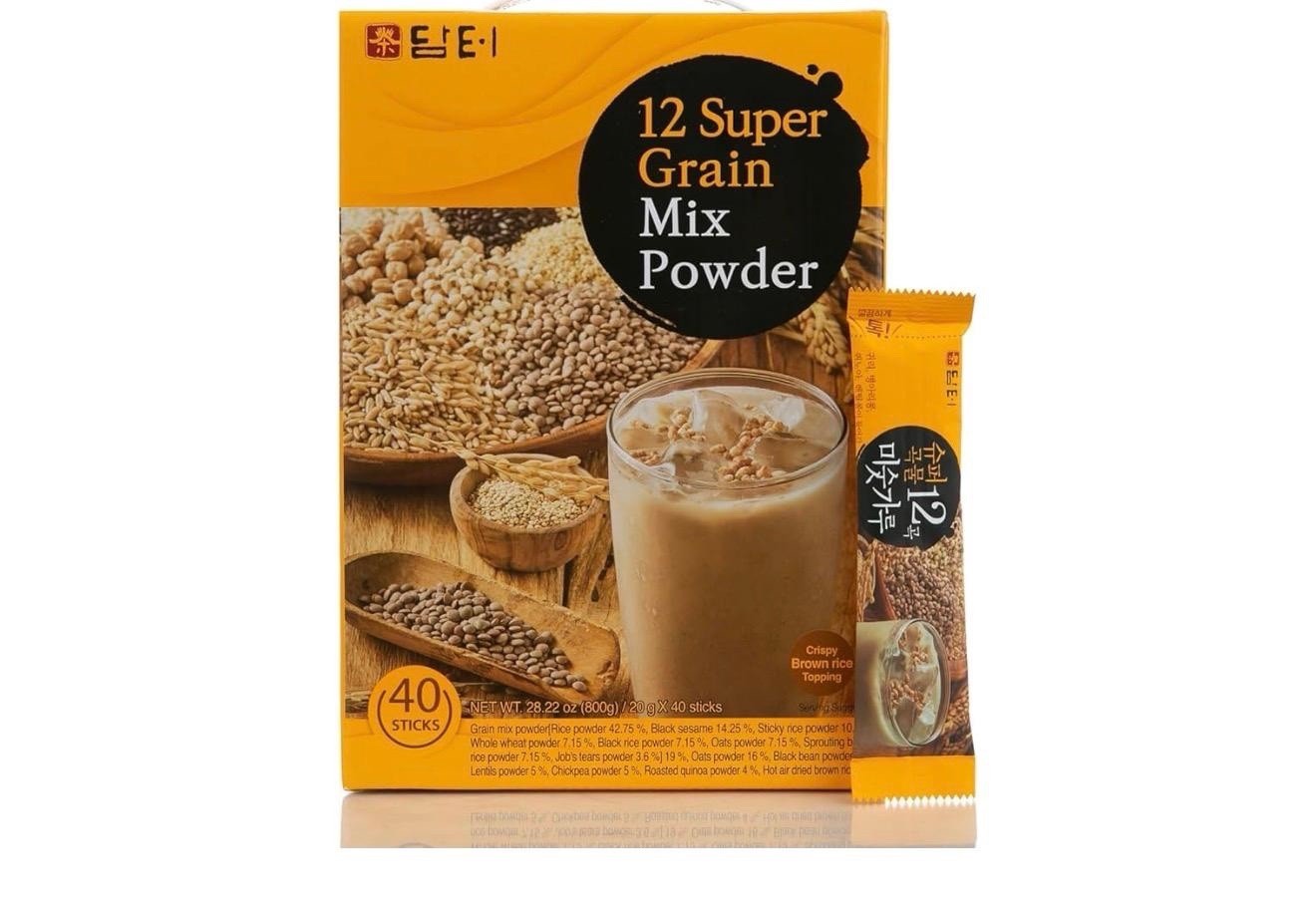 12 Super Grain Mix Meal Replacement Powder, Protein, 40 Sticks