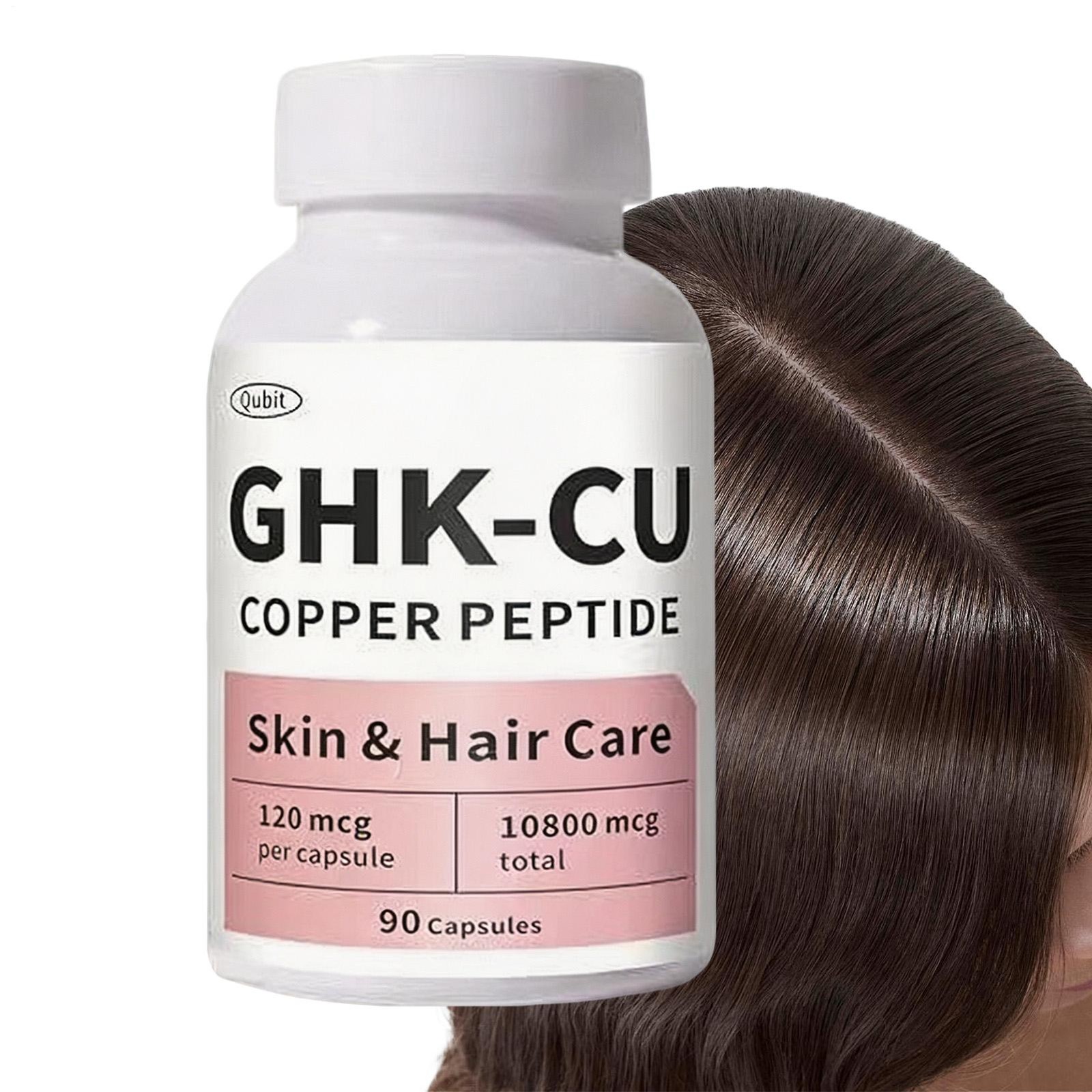 GHK-Cu Copper Peptide Supplement, 120Mcg High-Purity Supplement For Skin & Hair