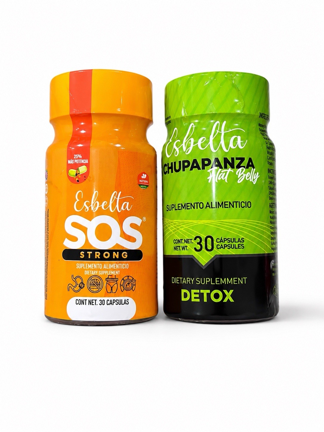 Esbelta Detox Slim Chupapanza Flat Belly Weight Loss Natural Fluid Elimination