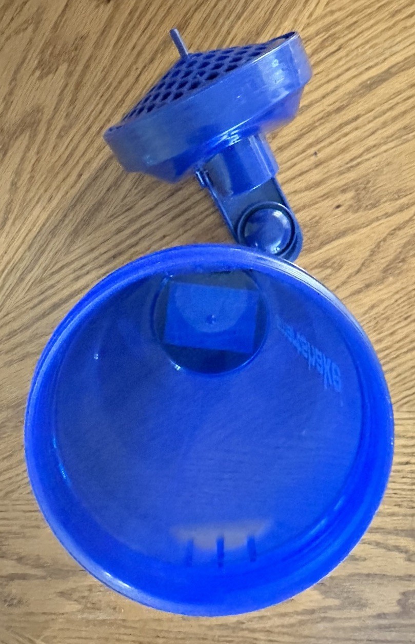 Smartshake Lite Series Shaker Bottle with Screw-on Flip-top Lid, 27 Oz, Blue