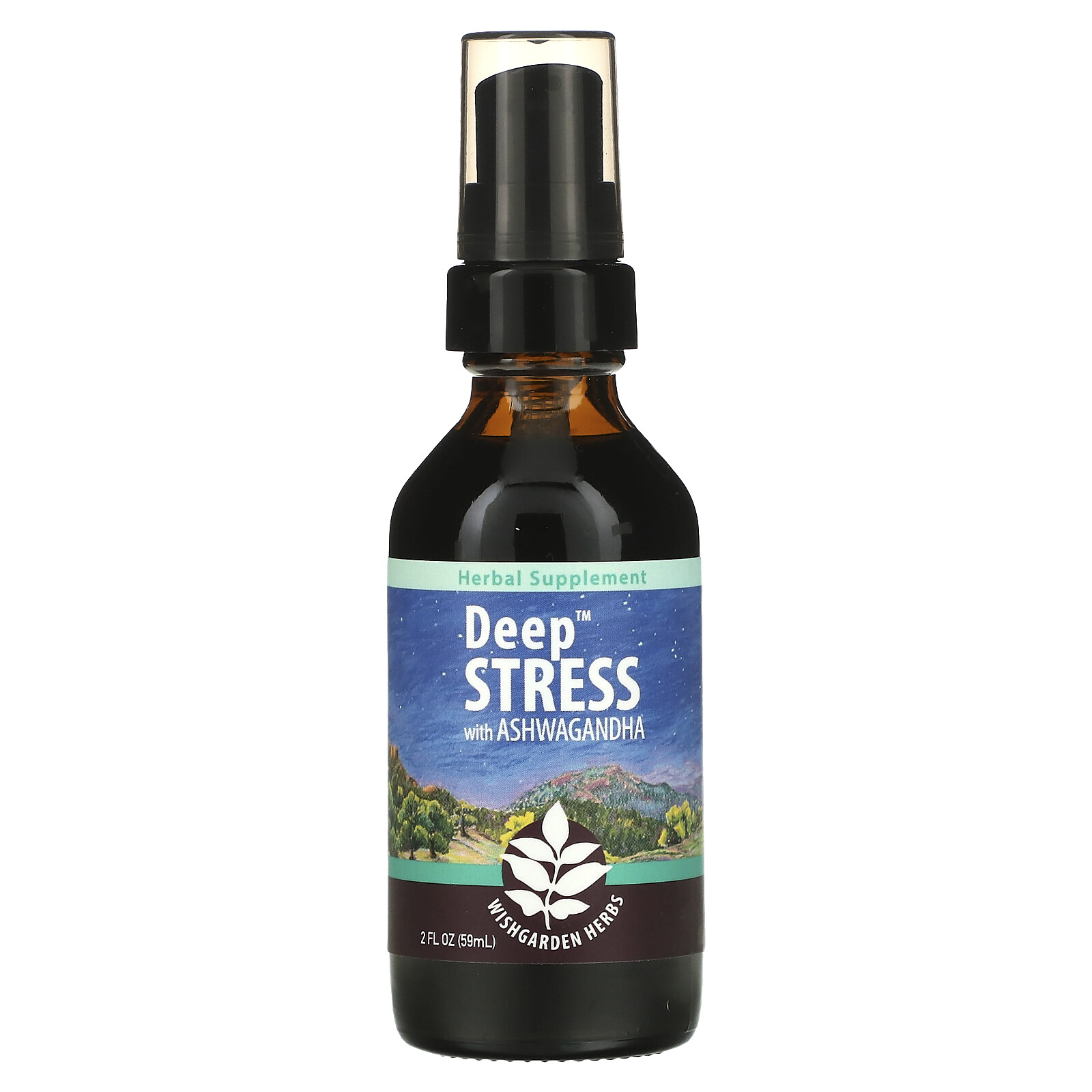 Deep Stress with Ashwagandha, 2 fl oz (59 ml)