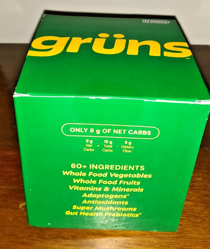 Open Box – 35 Pack Gruns Superfood Greens Gummies, Gut Health + Immune Health +