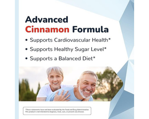 CinnaChroma Capsules – Cinnamon Supplements with 10:1 Extract Chromium, Vanadium