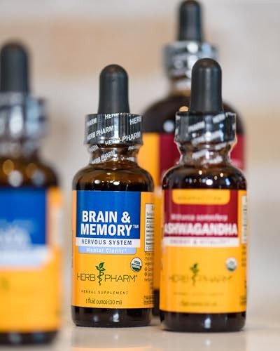 1 Fl Oz (Pack of 1), Herb Pharm Brain and Memory Liquid Herbal Formula With…
