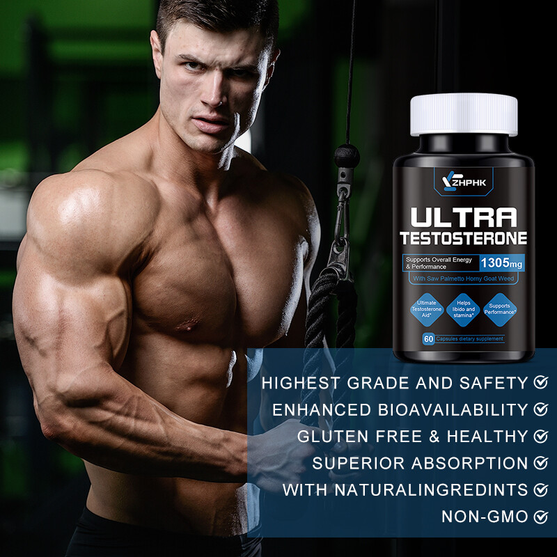 Male Enhancement Capsules – Testosterone Booster With Maca,Saw Palmetto,Ginseng