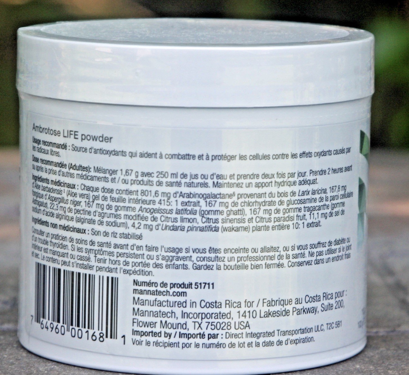 Mannatech Ambrotose Life 100g Immune Support Dietary Supplement Powder Exp 04/27