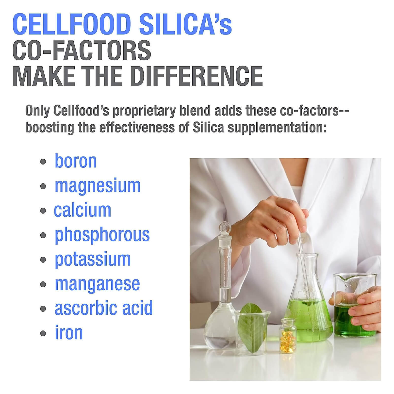 Cellfood Silica Formula 4 oz Fresh Made In USA Free Shipping