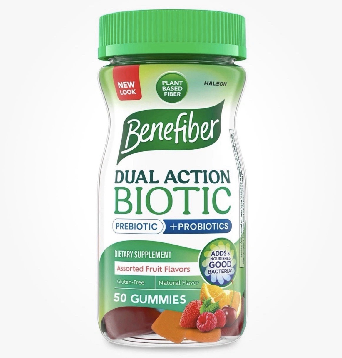 Benefiber Prebiotic Supplement Gummies with Probiotics 50ct
