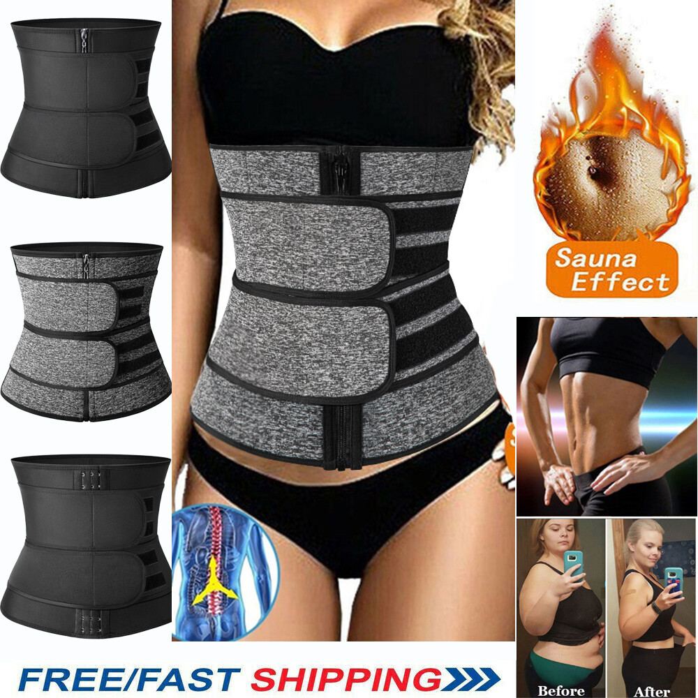 Fajas Neoprene Waist Trainer Weight Loss for Women Sweat Body Shaper Belt Girdle