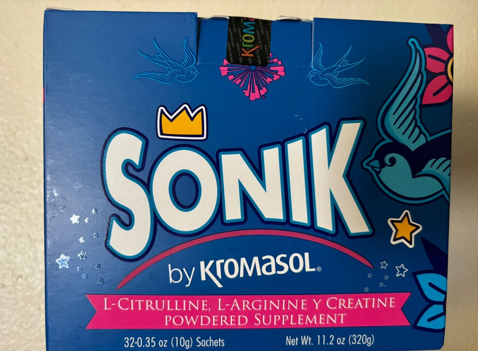 Sonik By Kromasol Powdered Supplement 32 Sachets