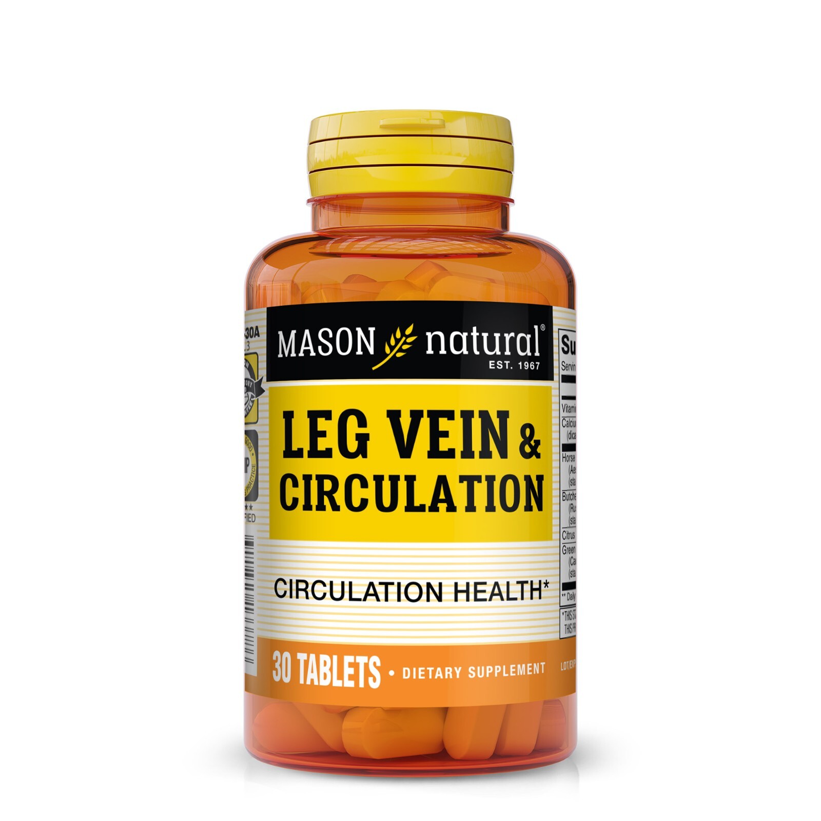 Mason Natural Leg Vein Formula. May Reduce Spider & Varicose Veins, 30 Tablets