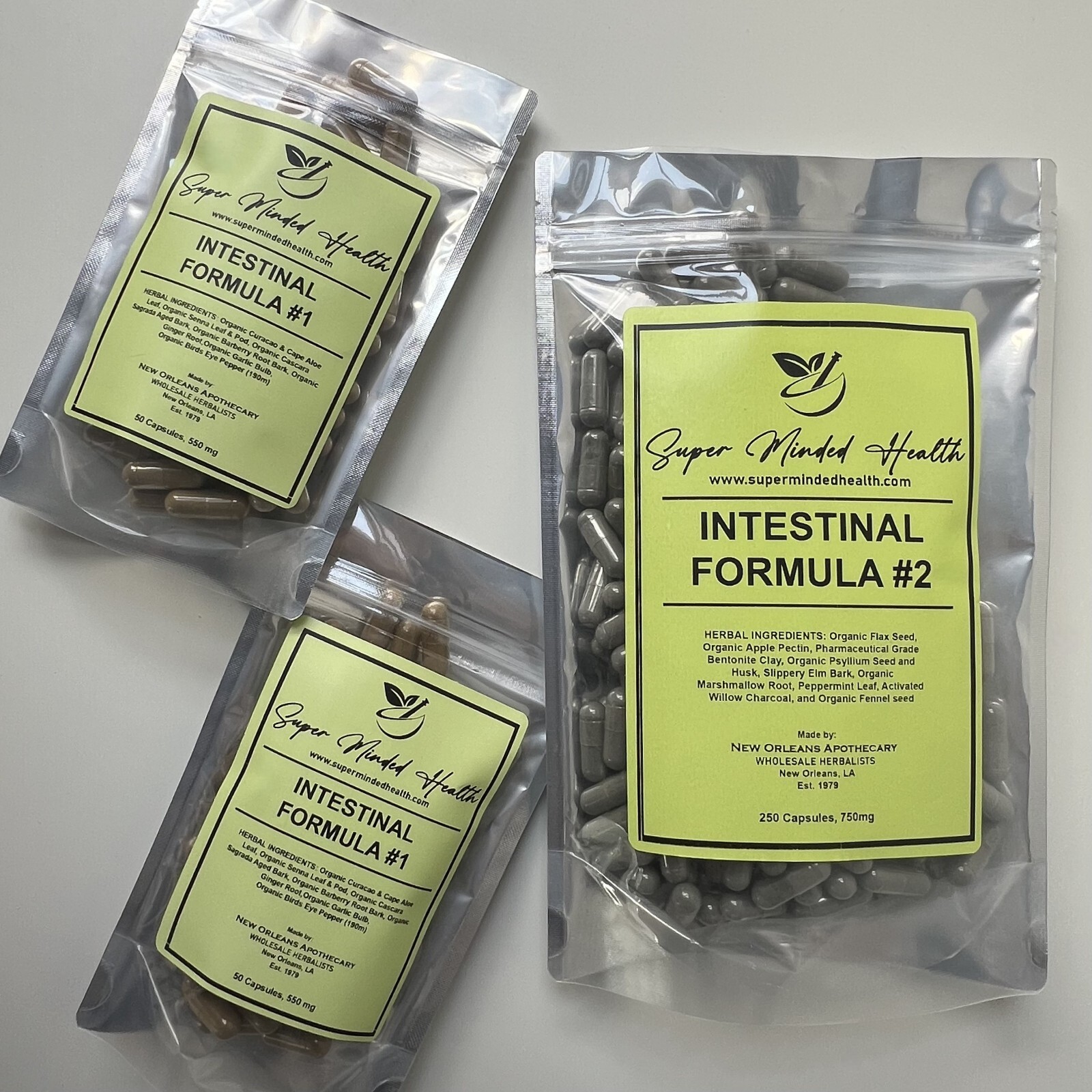 Complete Intestinal Formula Cleanse Kit | Detox | All Organic Herbs
