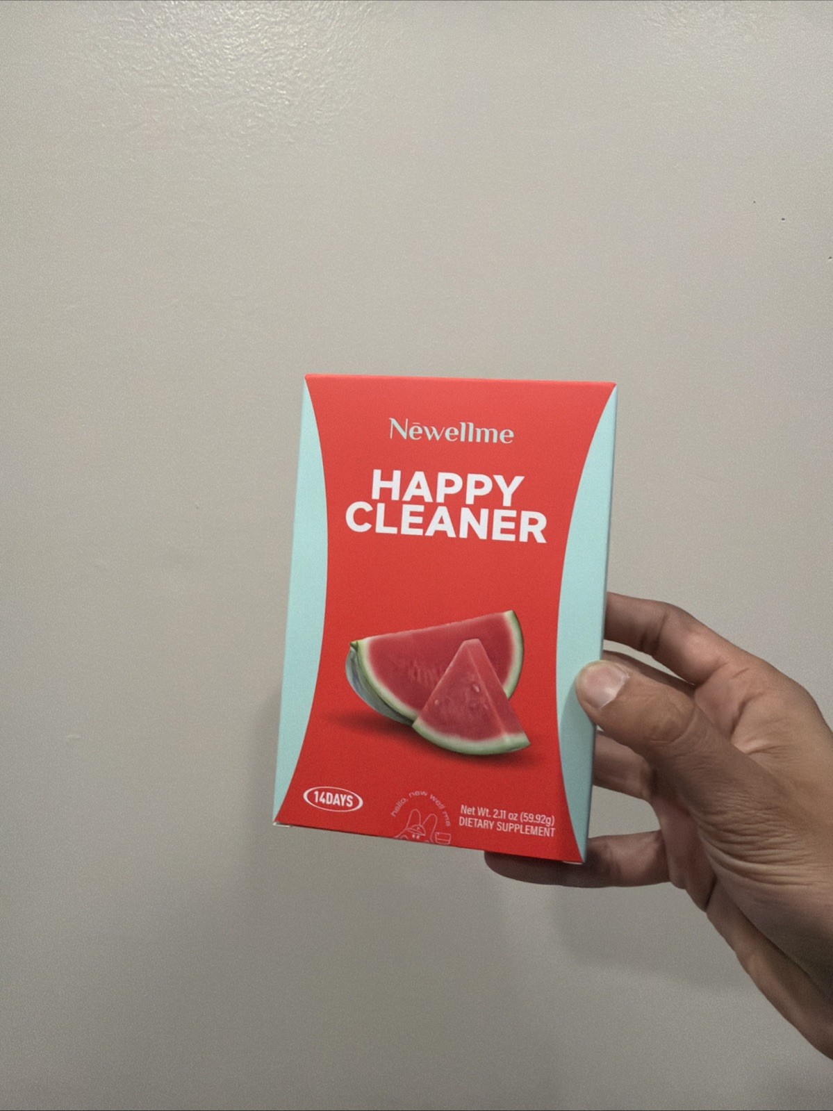 Newellme Watermelon Happy Cleaner Probiotic Powder, Natural Antioxidant-