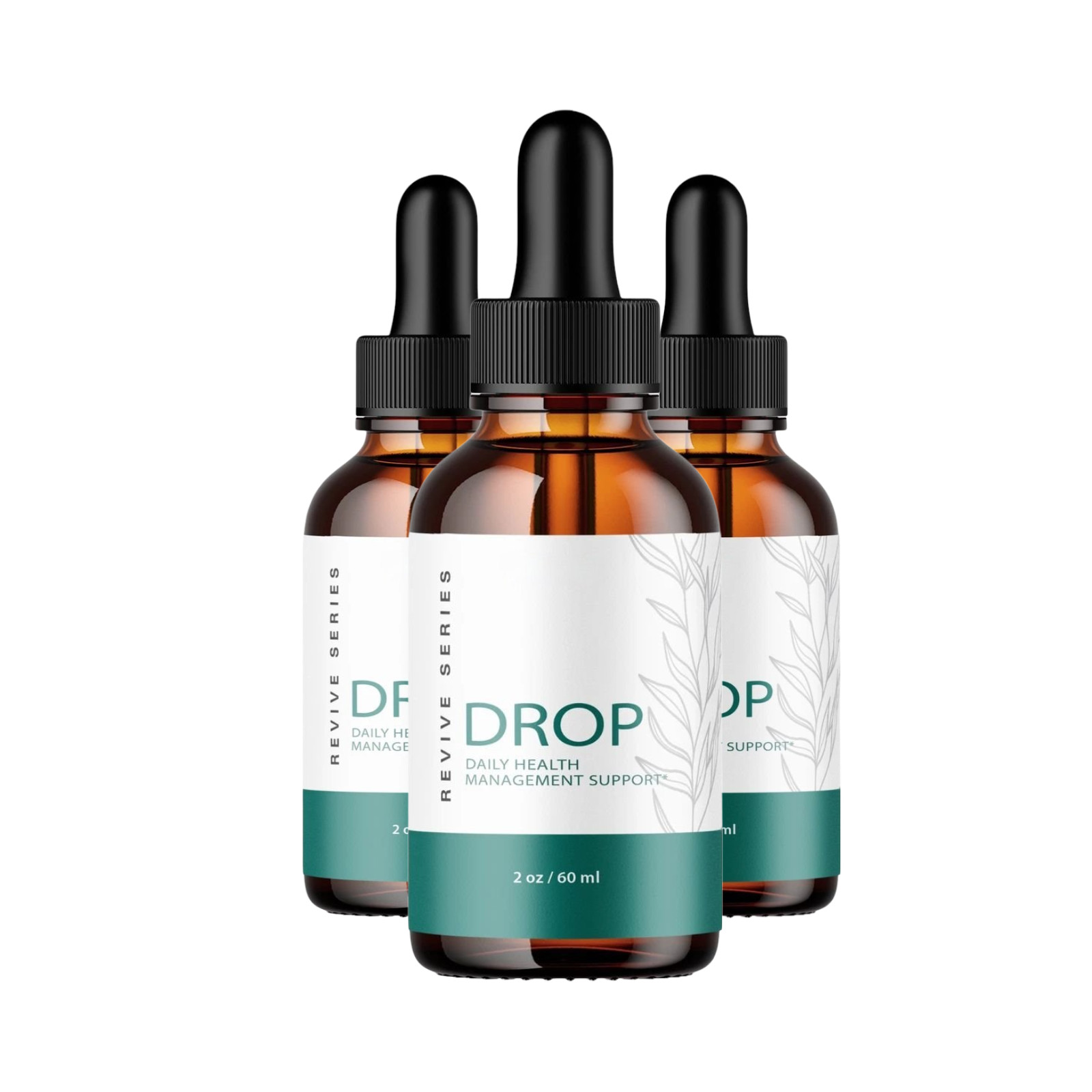 3-Pack Drop The Pounds Weight Loss Drops, All Natural Premium Liquid Drops