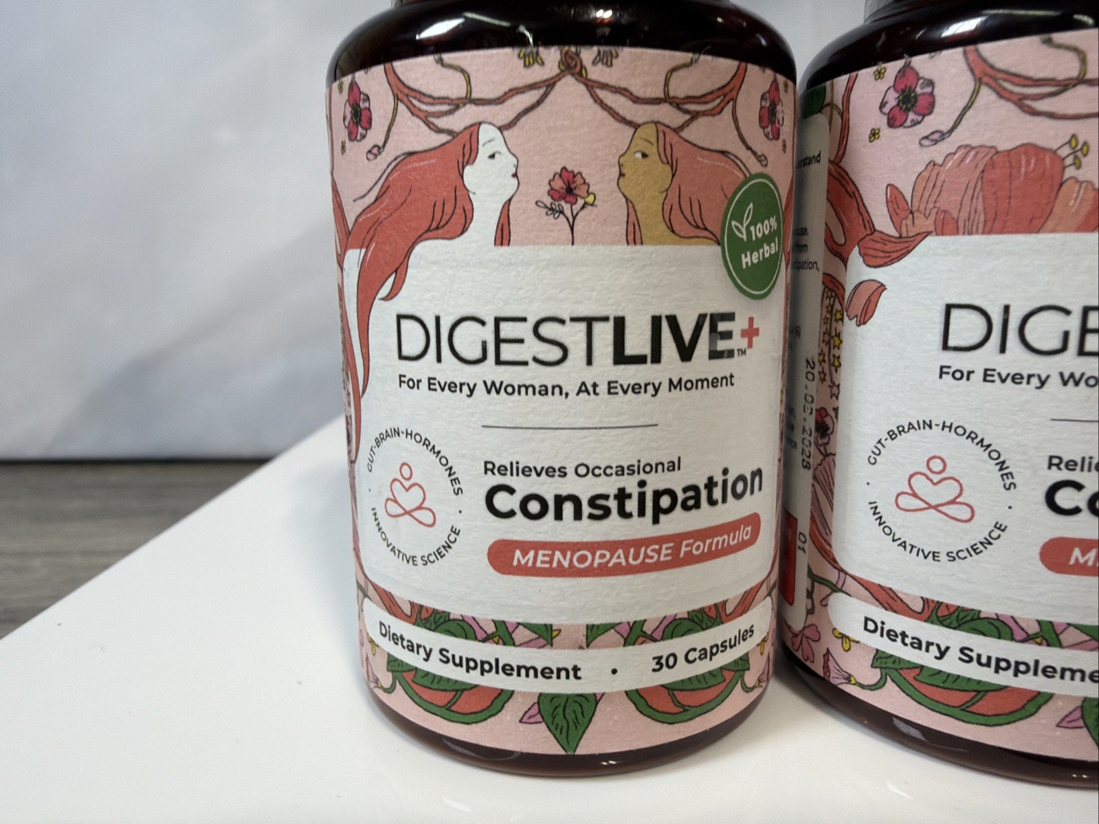 2x DigestLive Menopause Herbal Constipation Relief Support Supplement Fennel