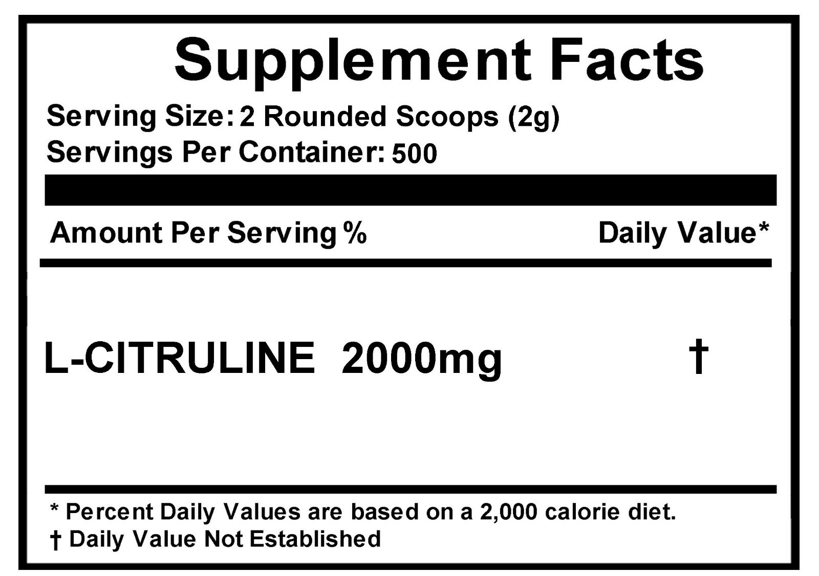 L-CITRULLINE Powder -Pure -Increase Performance -NON GMO -All Sizes