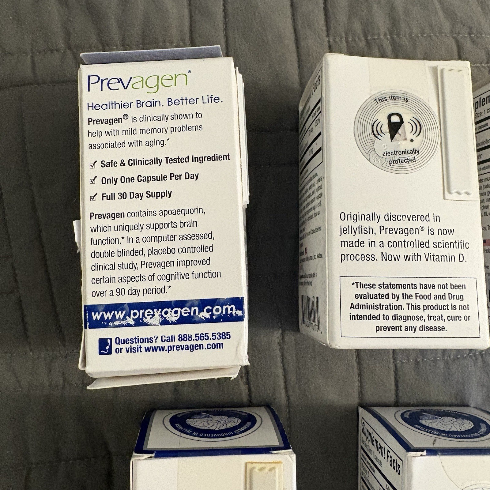 Lot Of 5 Sealed Genuine Prevagen Regular Strength 30×5 (150 Capsules) NOS