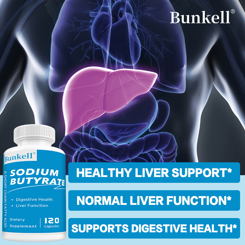 Sodium Butyrate Capsules – Supports Digestive,Liver And Gut Function Health