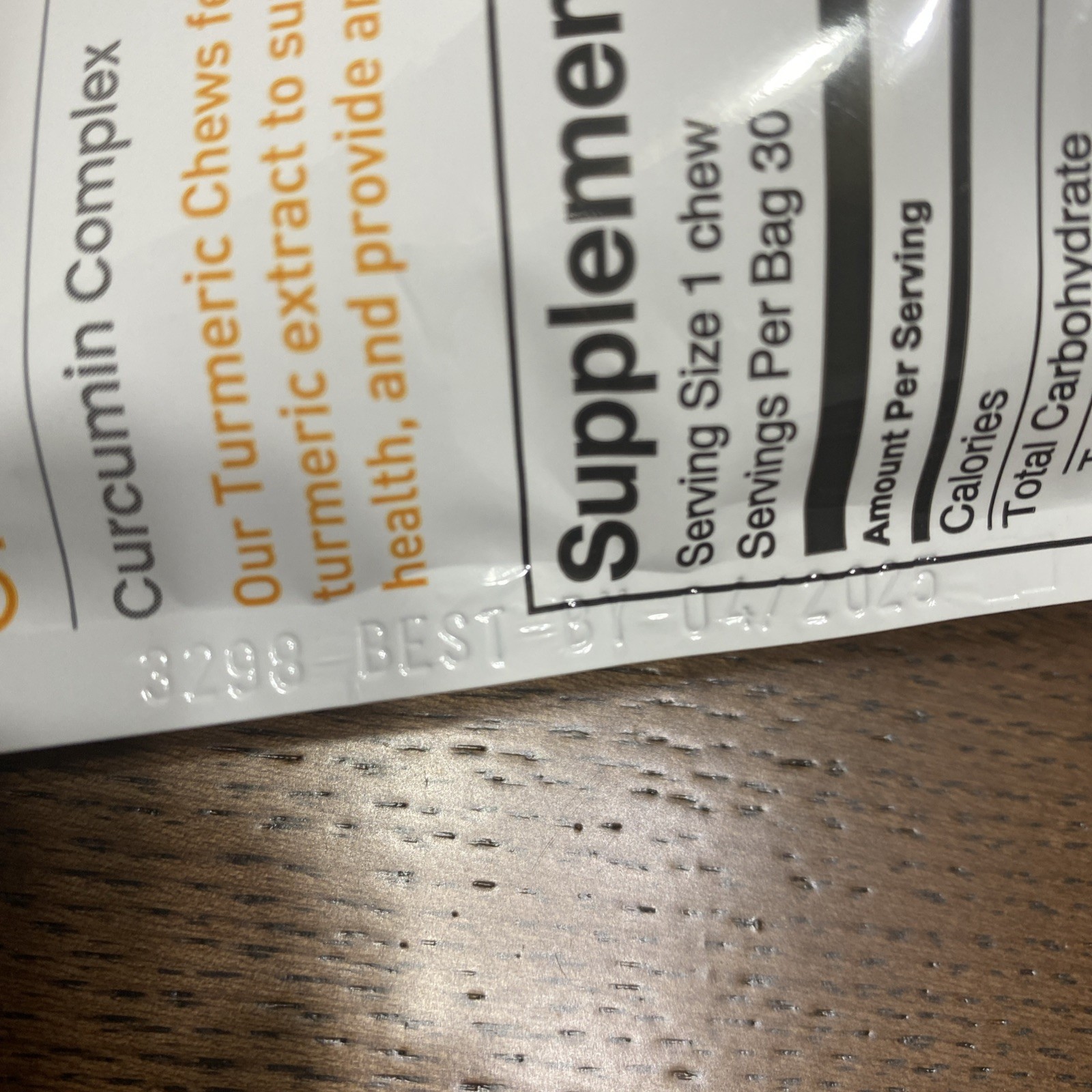 humann Turmeric Chews Curcumin Complex Supports Joint Health **Best By 4/2025**