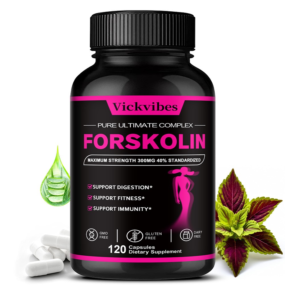 300mg Herb Capsules with Aloe Vera for Fitness,Digestion & Immune Support 120 CT
