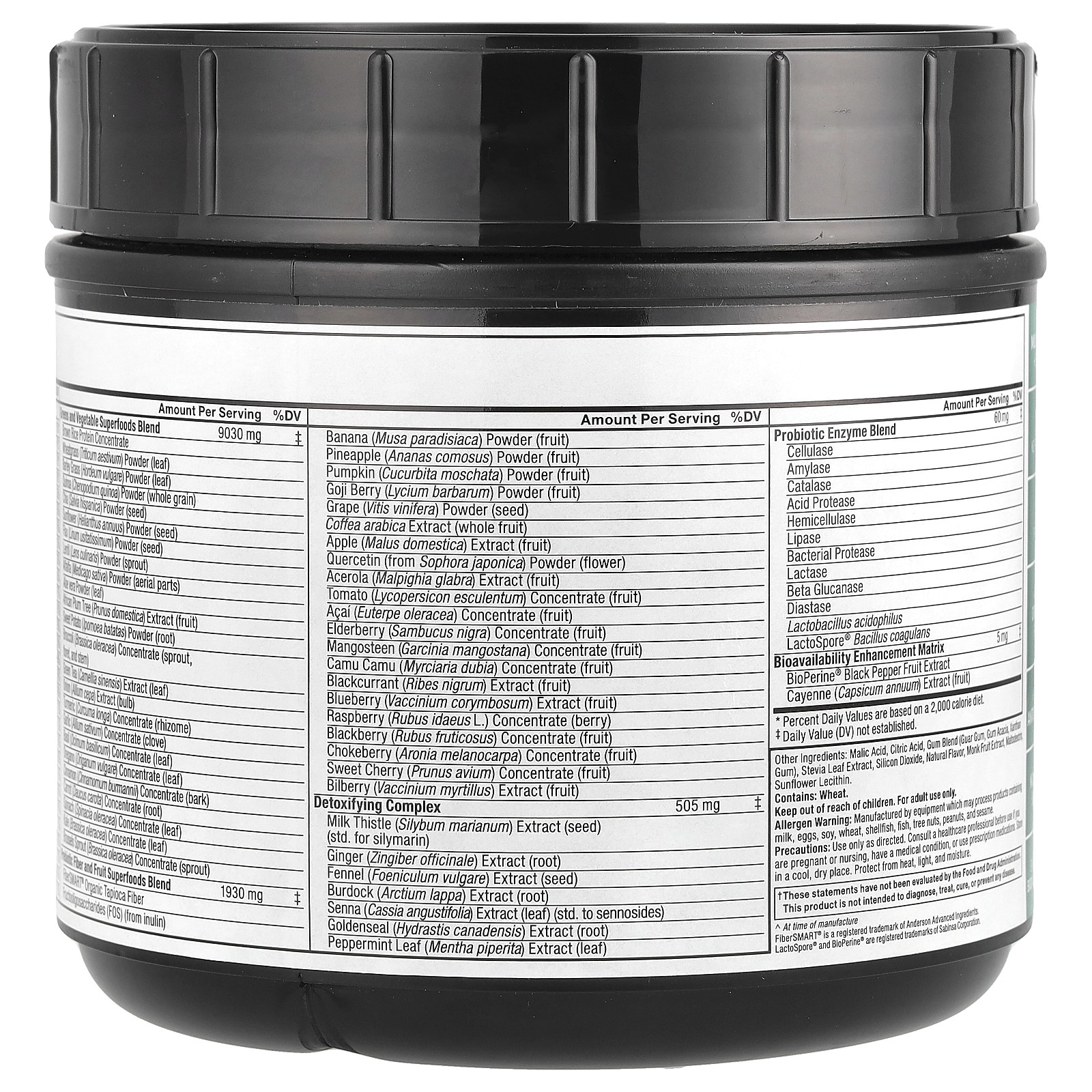 Smarter Greens, Superfoods + Digestion Powder, Pomegranate Berry, 14.8 oz (419