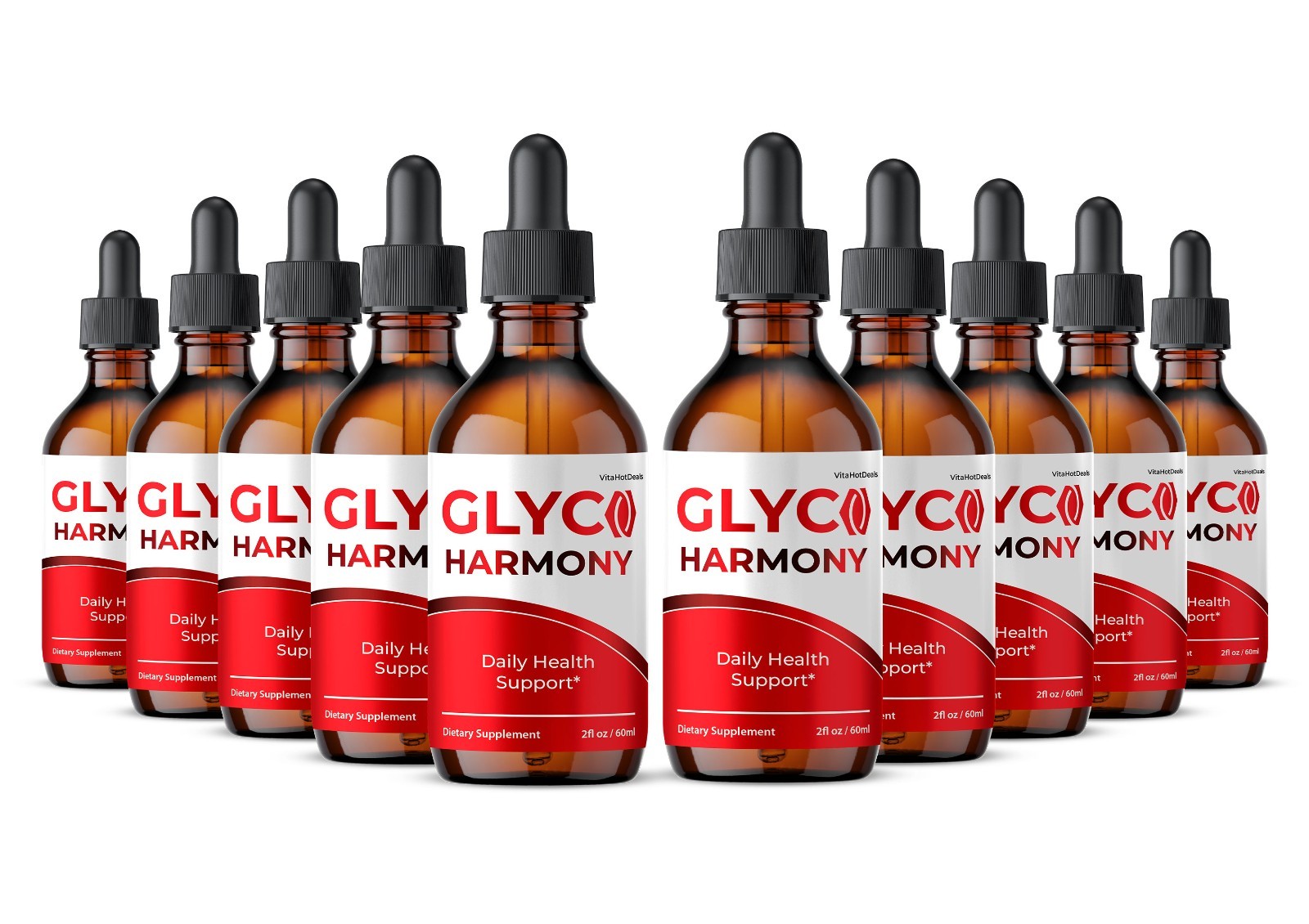 Glyco Harmony Drops, Max Strength, GlycoHarmony Liquid Supplement (10 pack)