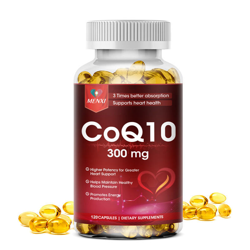 CoQ10 Capsules – Heart Health Support & Cellular Energy Production Formula 120pc