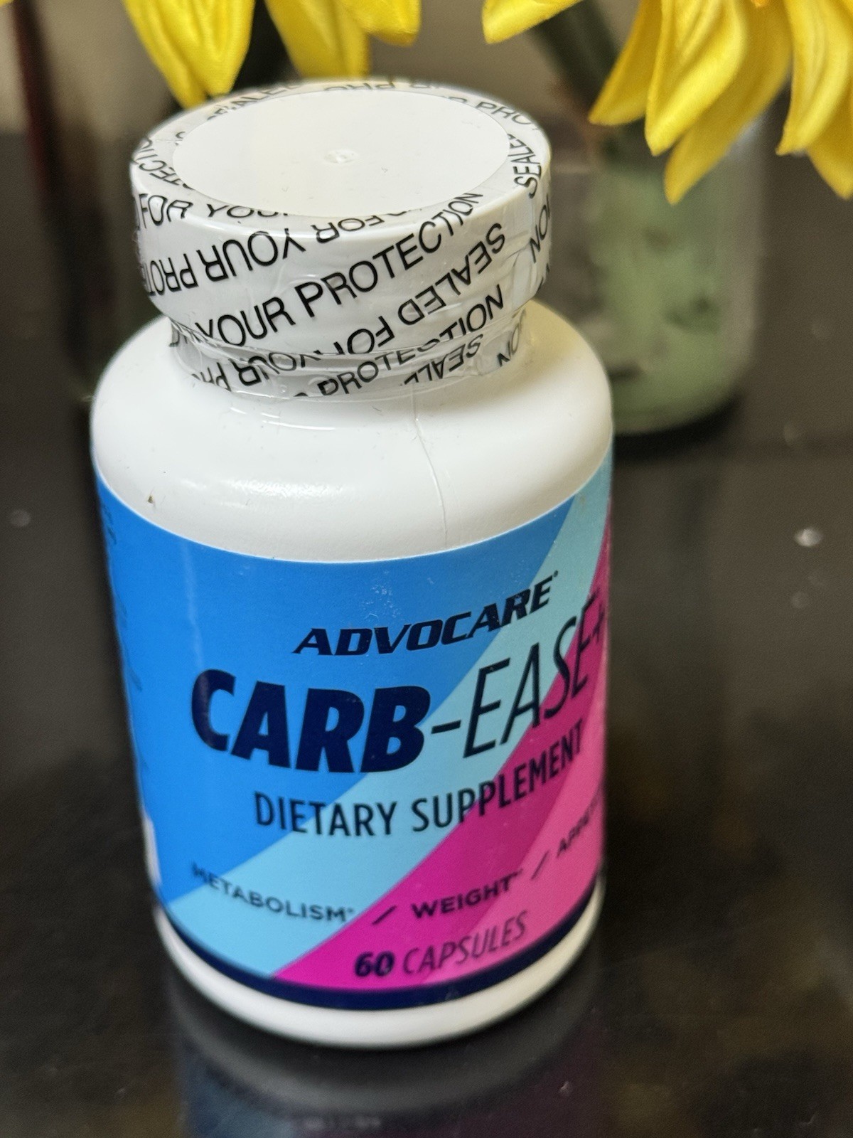 AdvoCare Carb-Ease Dietary Supplement Capsules, 60 Count Exp 3/27