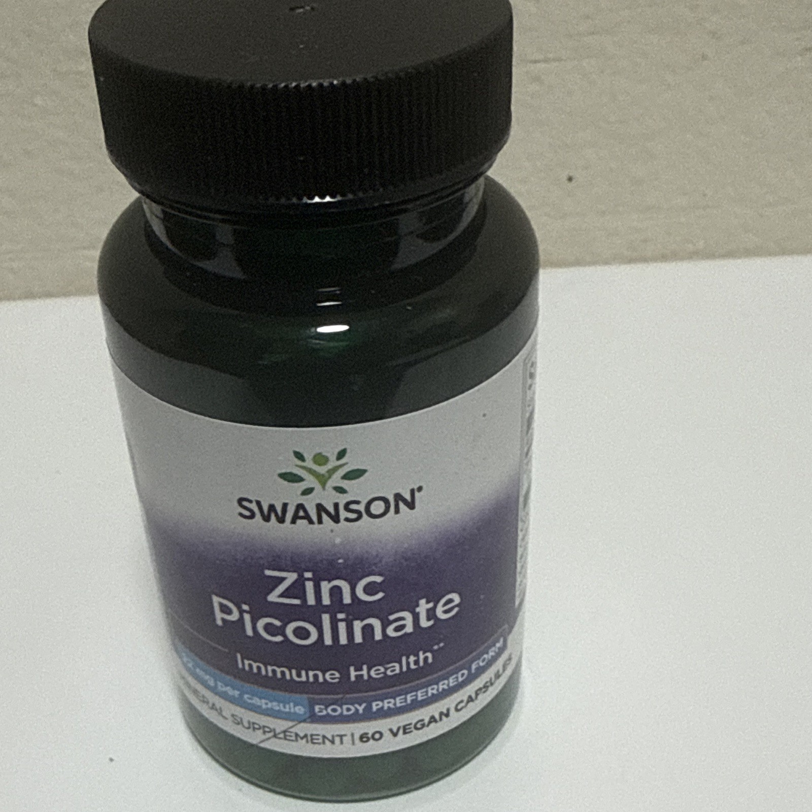 Swanson Zinc Picolinate Capsules 60 Ct – Vegan Immune Support Mineral