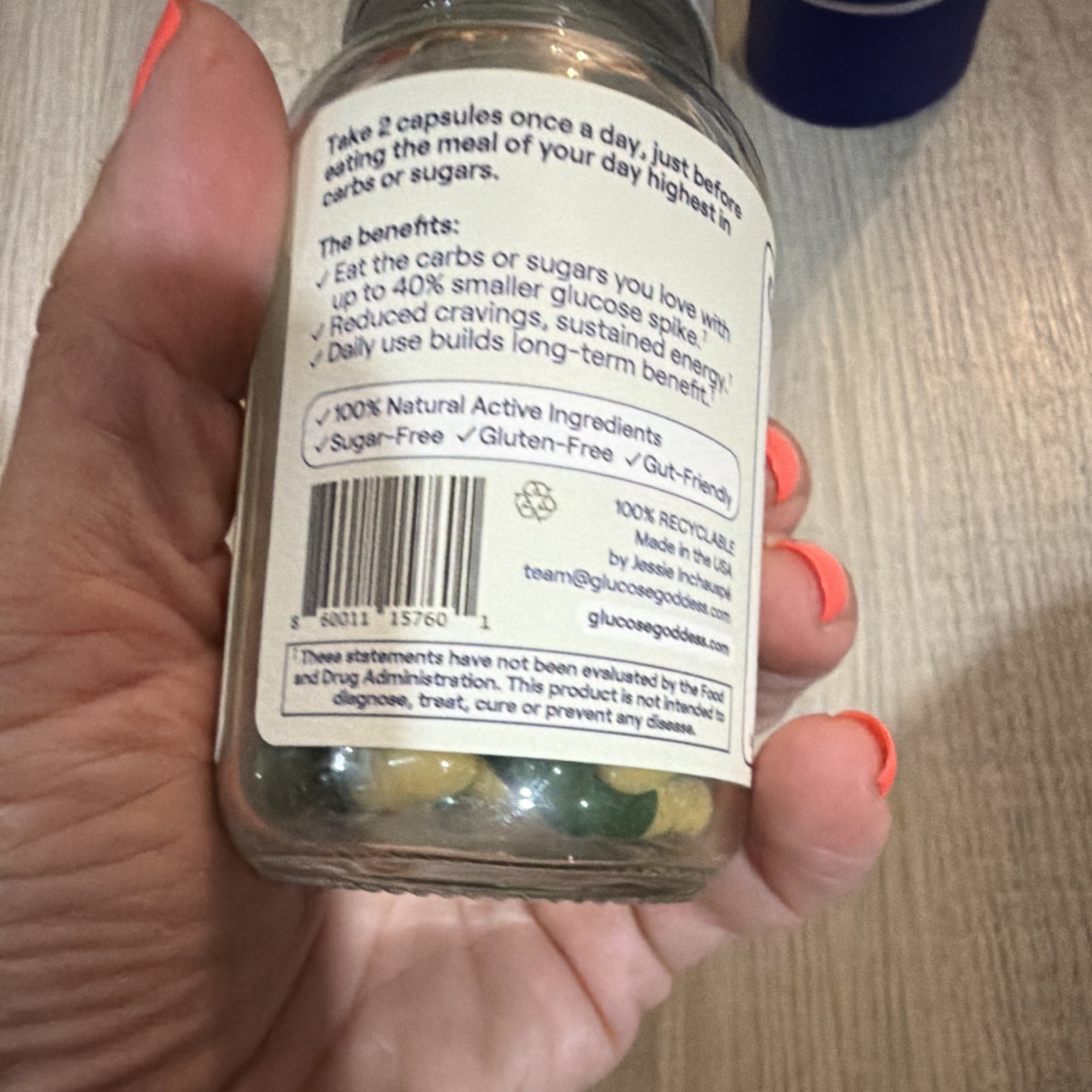 GlucoseRevolution Anti-Spike Blood Sugar Support 60 Caps Exp 02/2025
