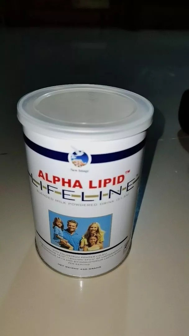 1 Can of Alpha Lipid Lifeline Blended Milk Colostrum Powder Free Shipping